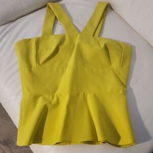 La Femme Vibrant Yellow Camisole